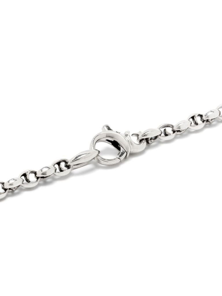Sterling Silver Thorn Medium Razer Tag Necklace