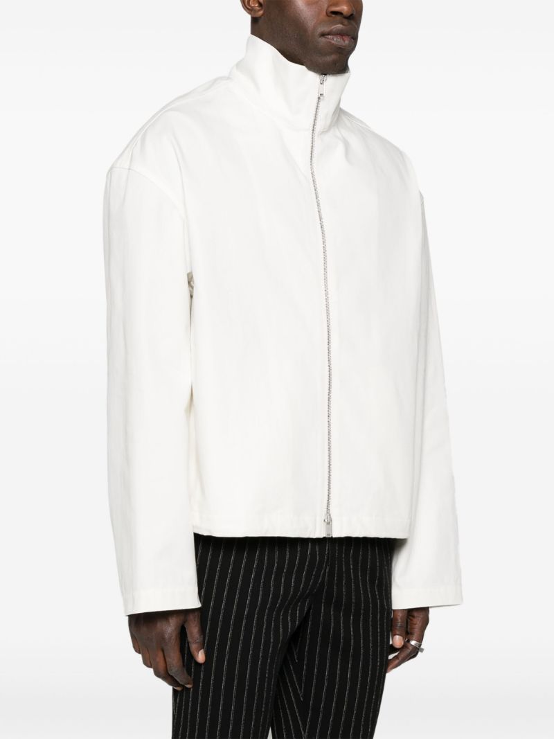 White Canvas Cotton Jacket