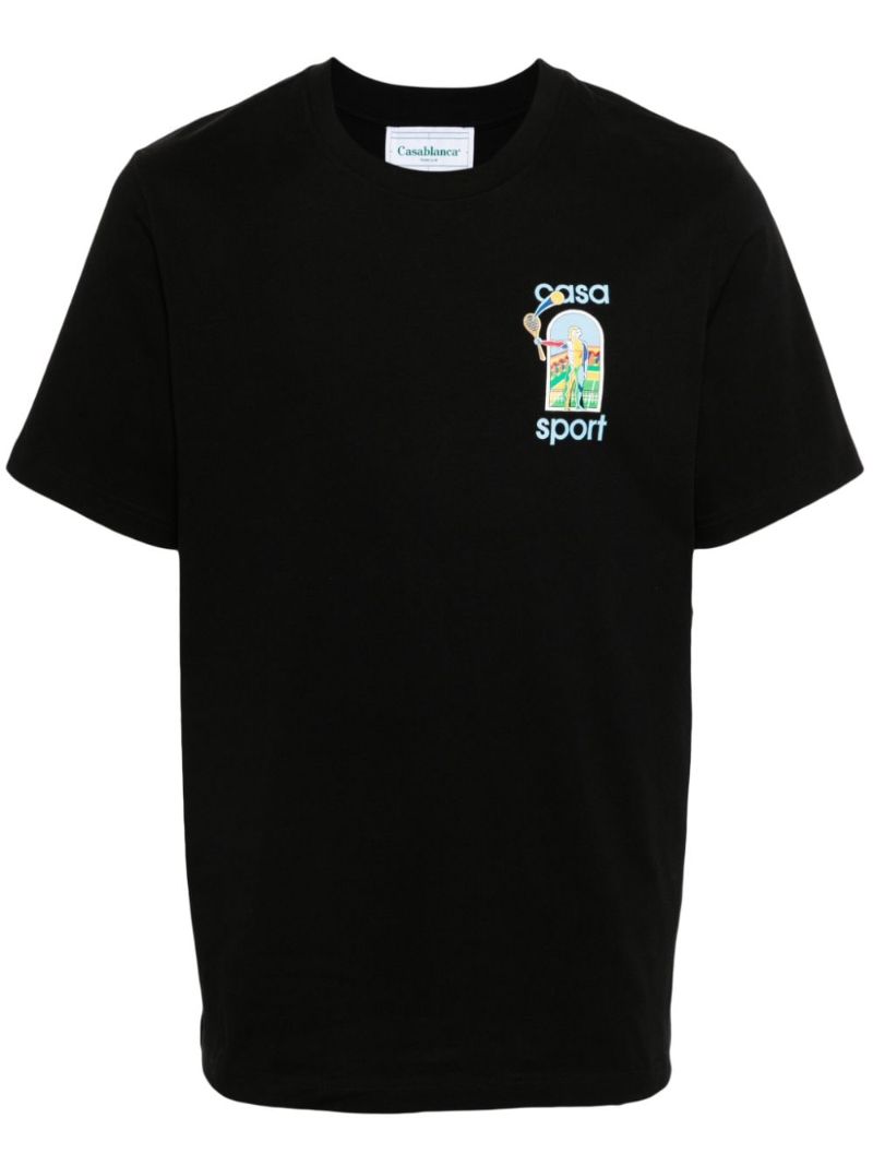 Black Le Jeu ColorÃ_x0083_Â© Organic Cotton T-shirt