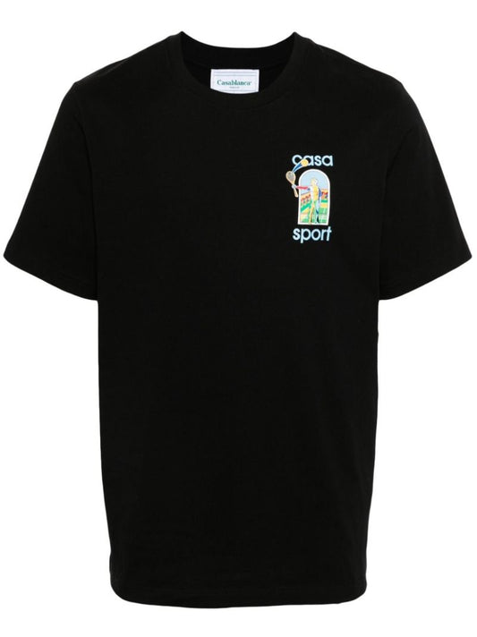 Black Le Jeu ColorÃ_x0083_Â© Organic Cotton T-shirt