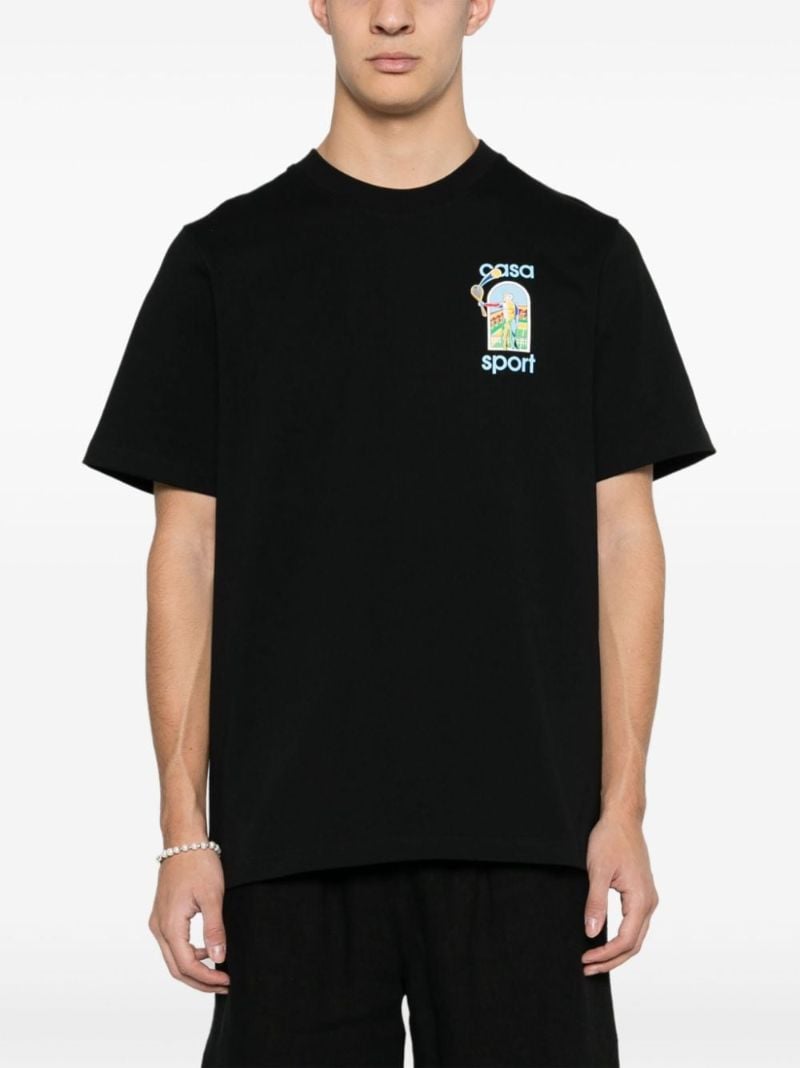 Black Le Jeu ColorÃ_x0083_Â© Organic Cotton T-shirt