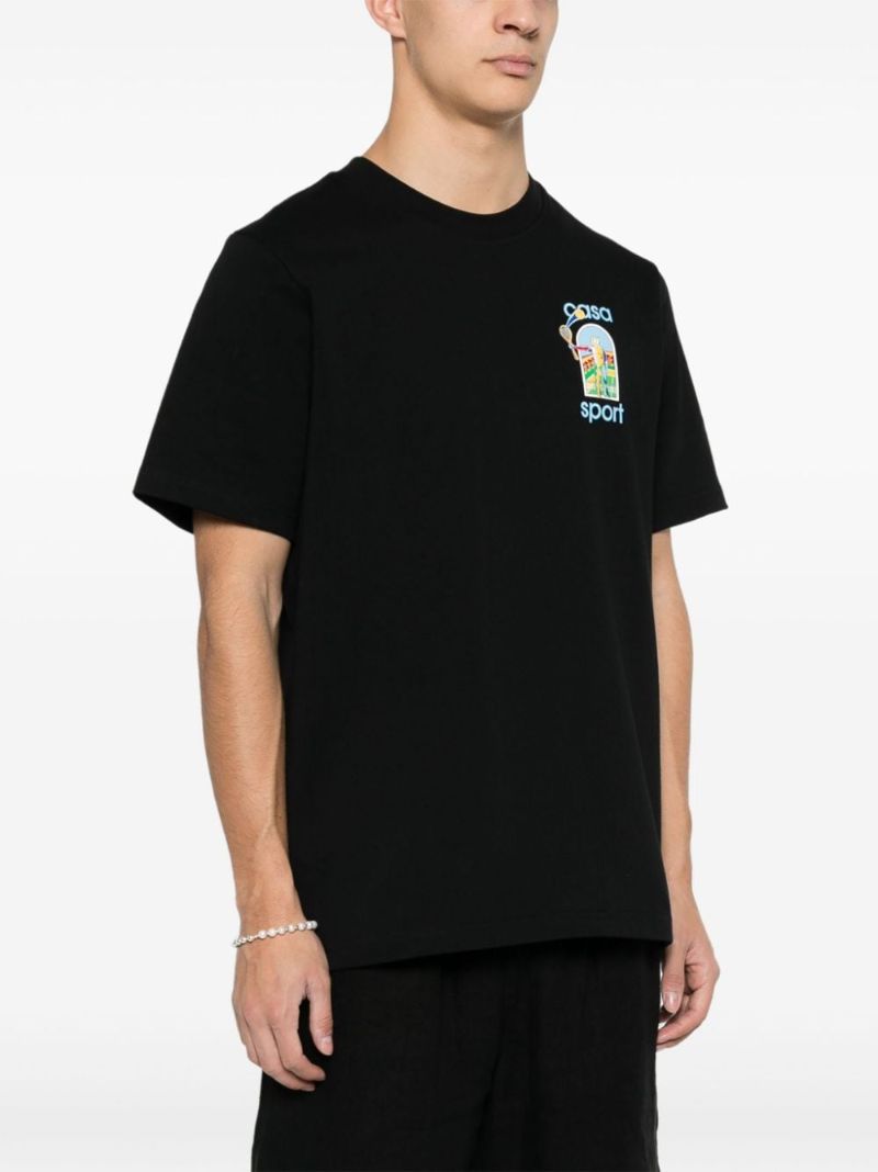 Black Le Jeu ColorÃ_x0083_Â© Organic Cotton T-shirt