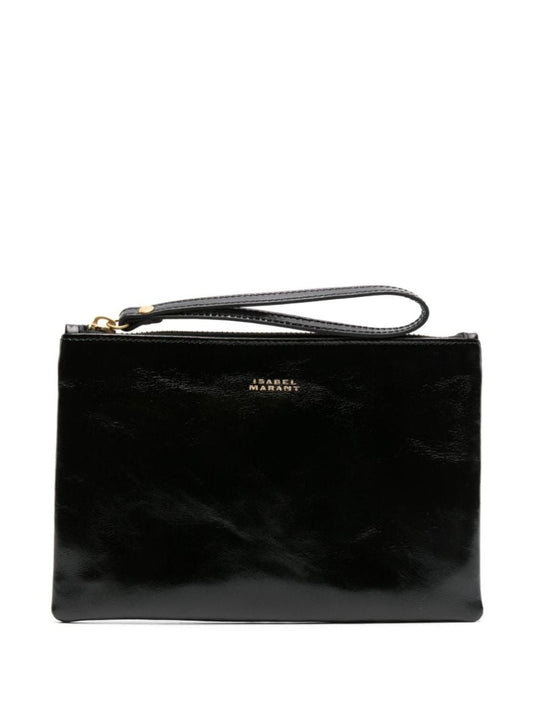 Black Mino Small Leather Pouch