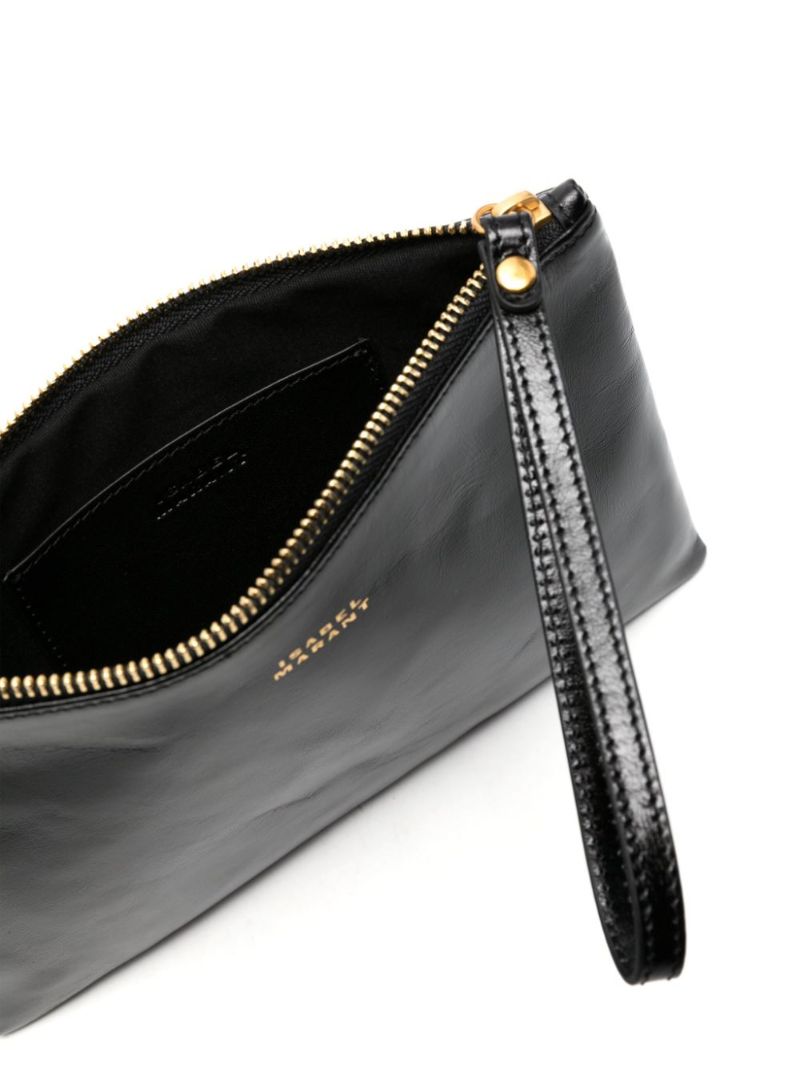 Black Mino Small Leather Pouch
