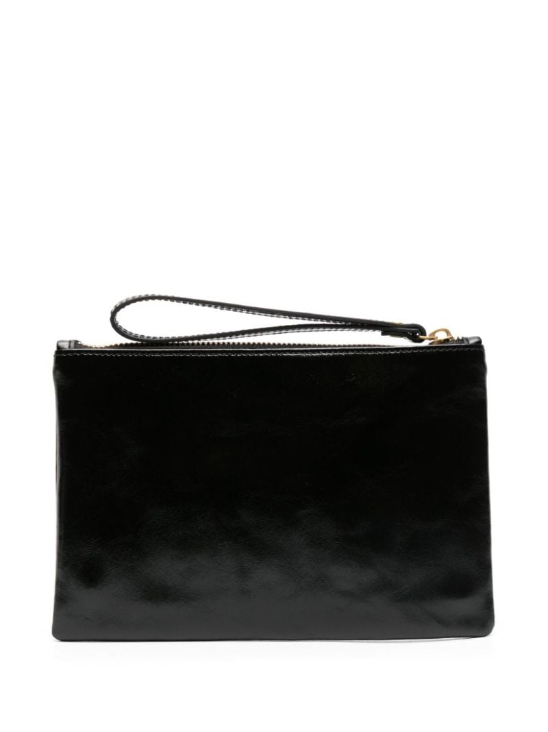 Black Mino Small Leather Pouch