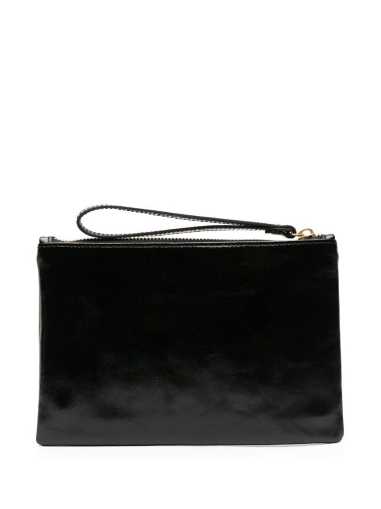 Black Mino Small Leather Pouch