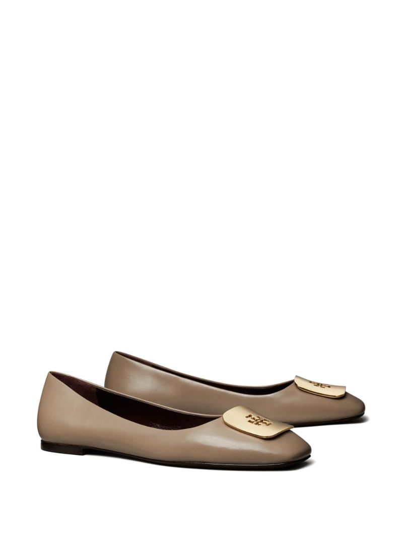 Brown Georgia Ballet Pumps