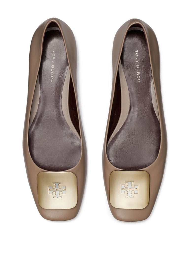 Brown Georgia Ballet Pumps