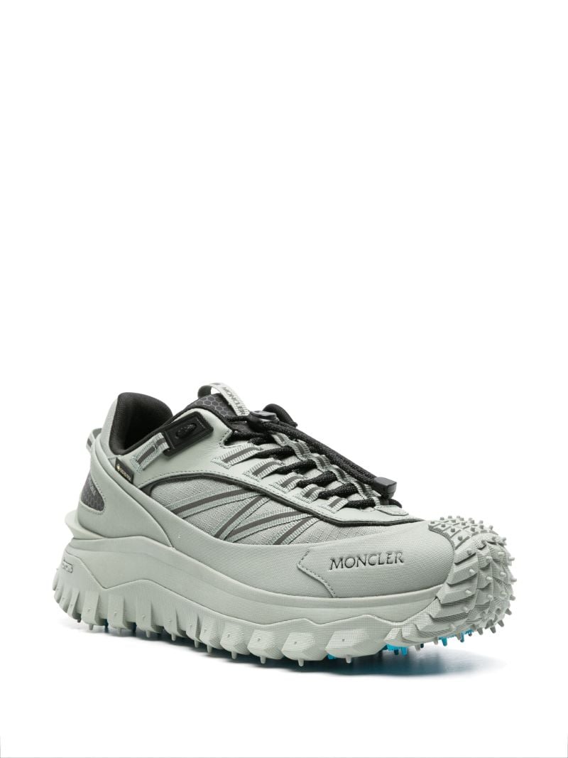 Green Trailgrip Leather Sneakers