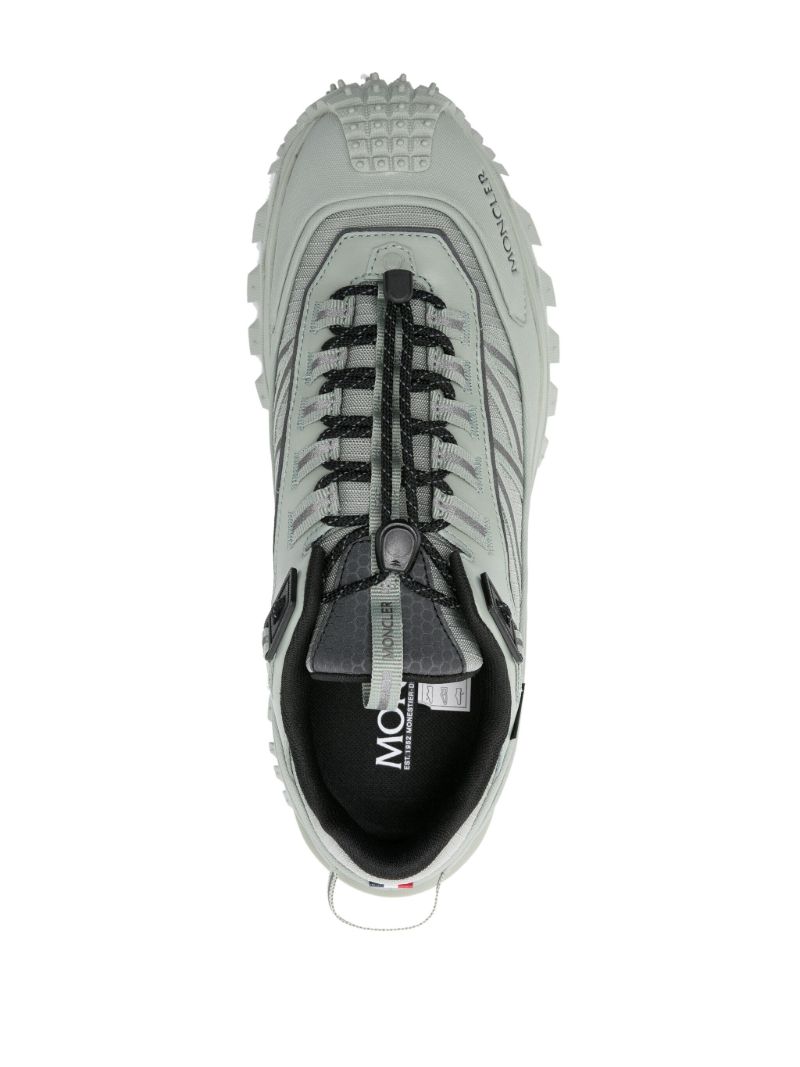 Green Trailgrip Leather Sneakers