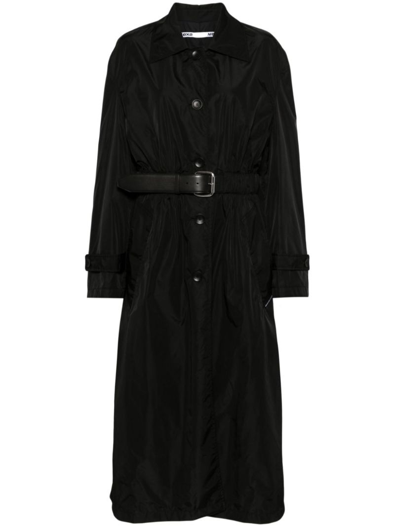 Black Belted Trench Coat