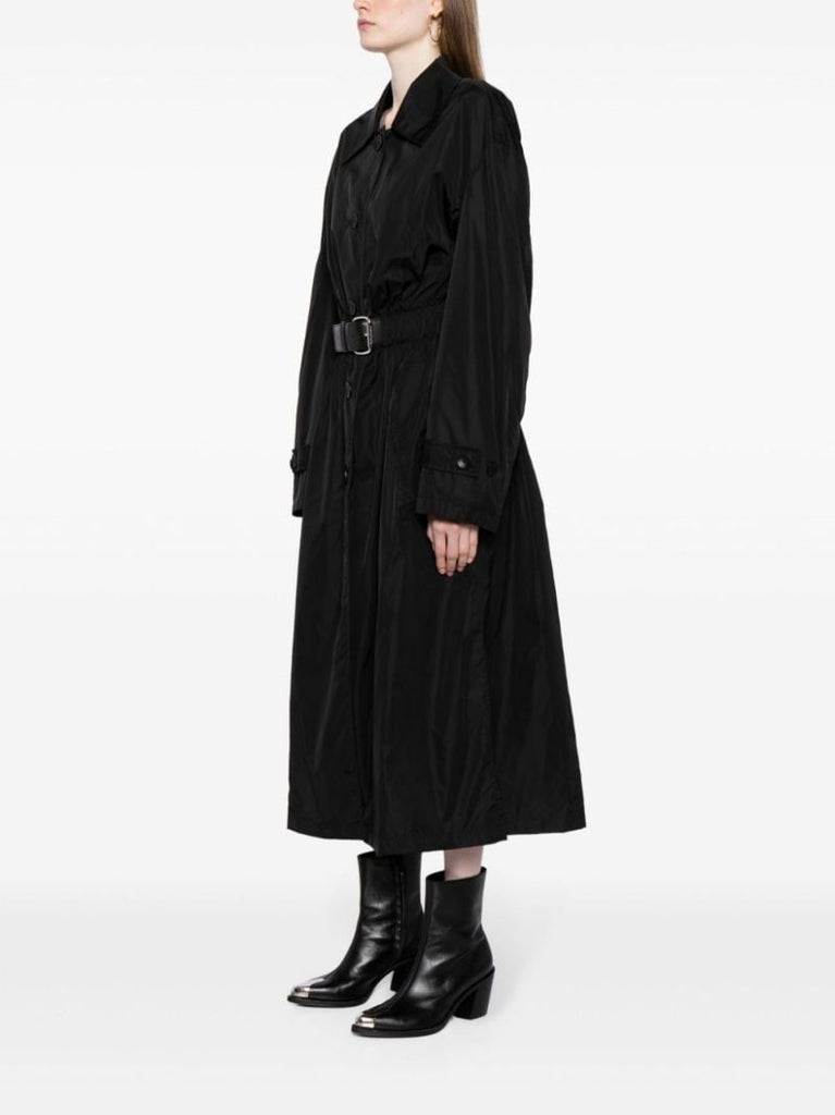 Black Belted Trench Coat