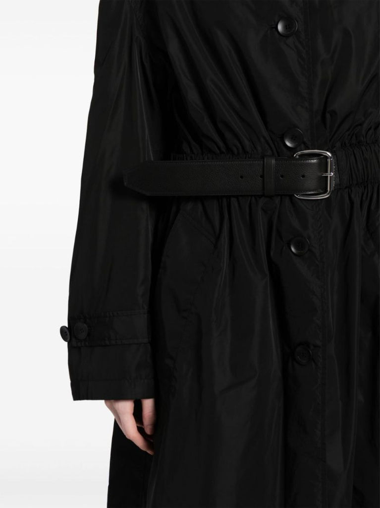 Black Belted Trench Coat