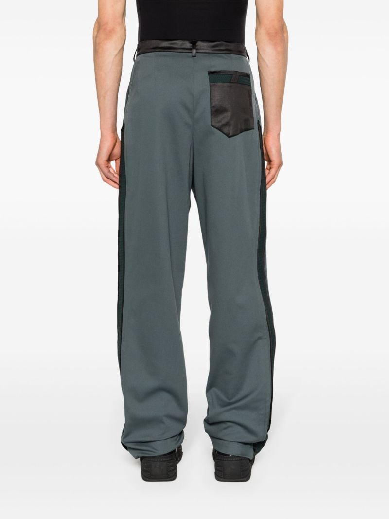 Grey Ugo Straight-leg Trousers