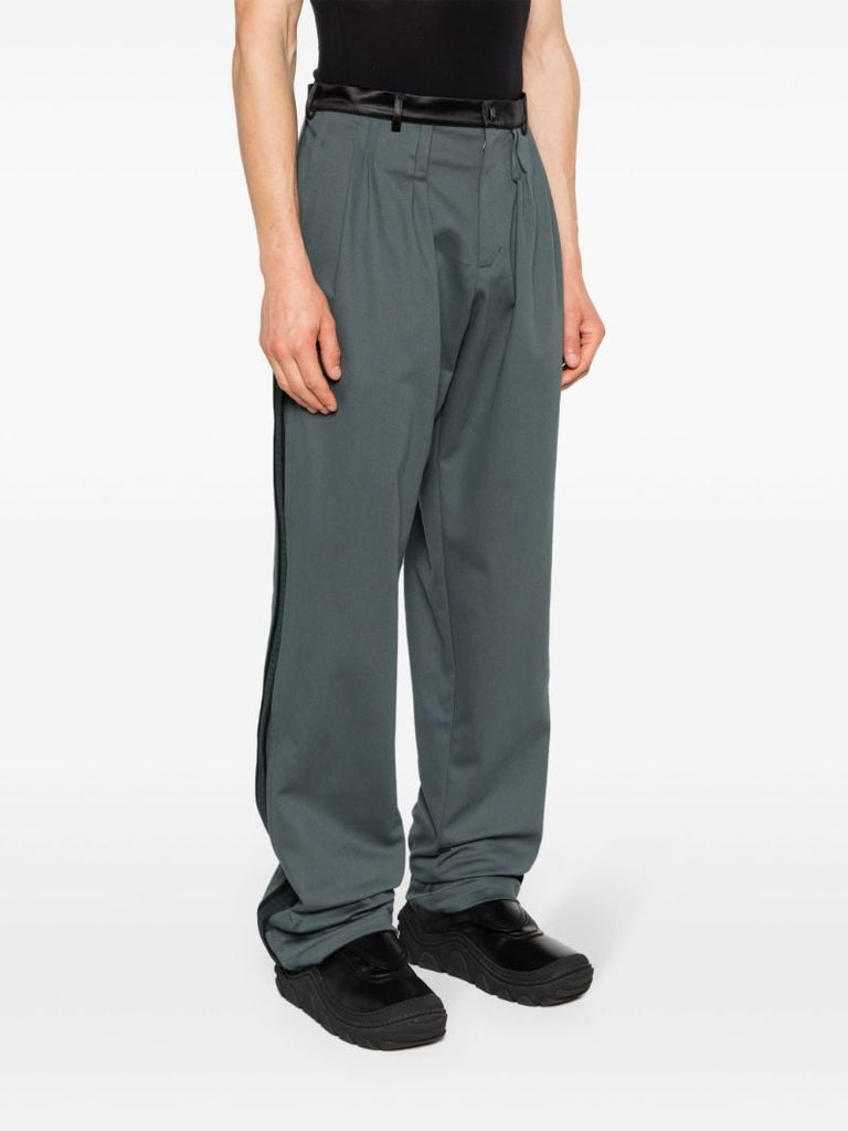 Grey Ugo Straight-leg Trousers