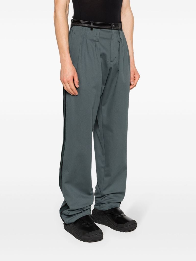 Grey Ugo Straight-leg Trousers