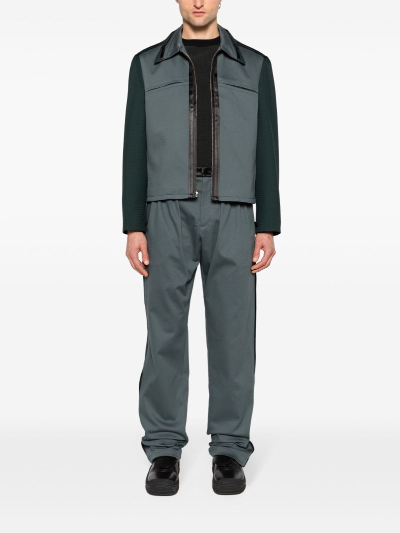 Grey Ugo Straight-leg Trousers