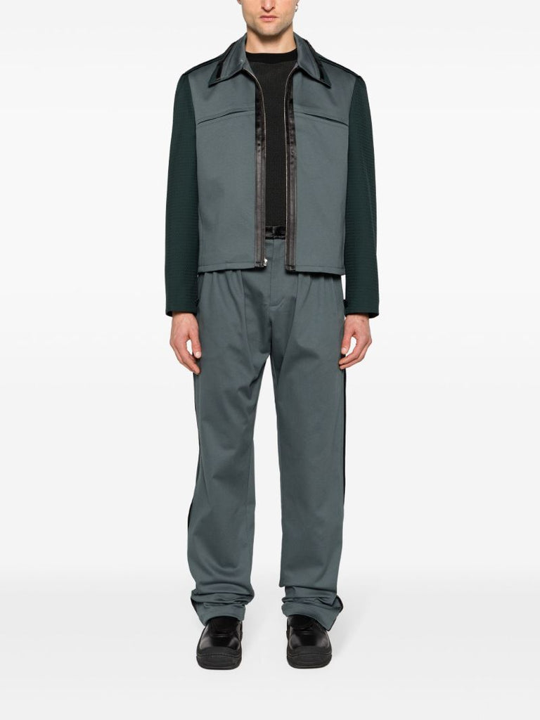 Grey Ugo Straight-leg Trousers