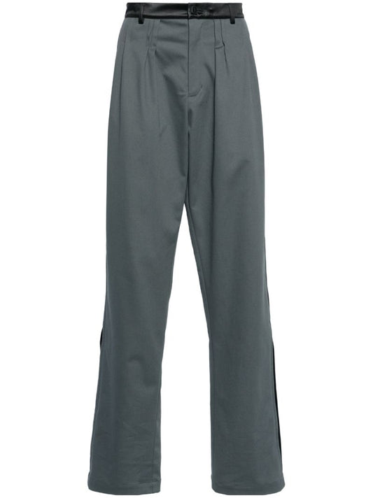 Grey Ugo Straight-leg Trousers