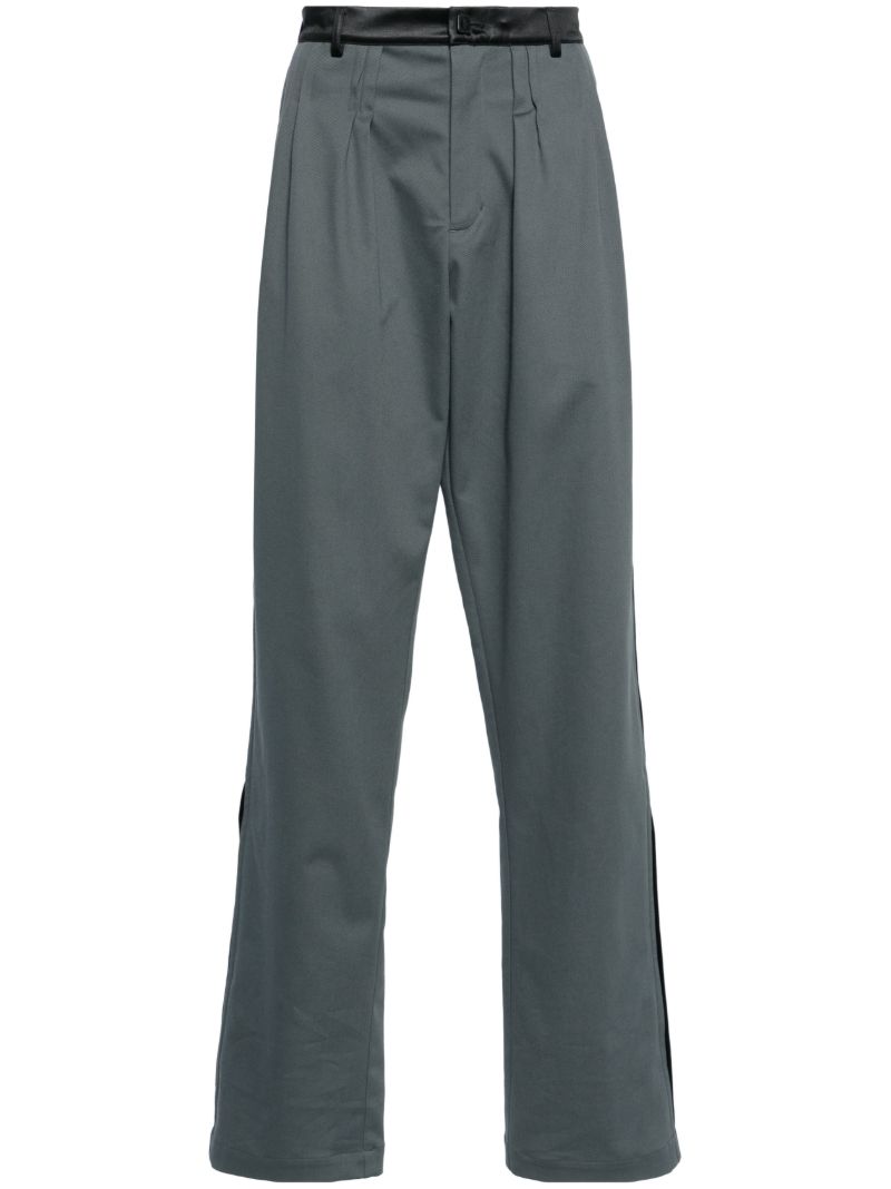 Grey Ugo Straight-leg Trousers