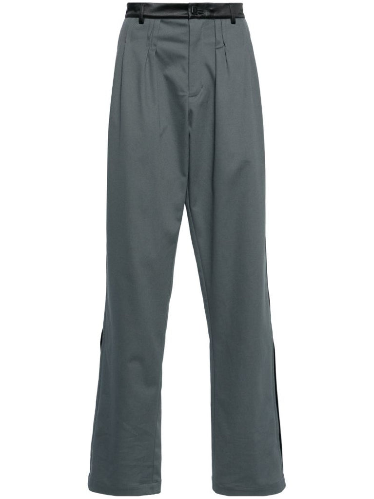 Grey Ugo Straight-leg Trousers