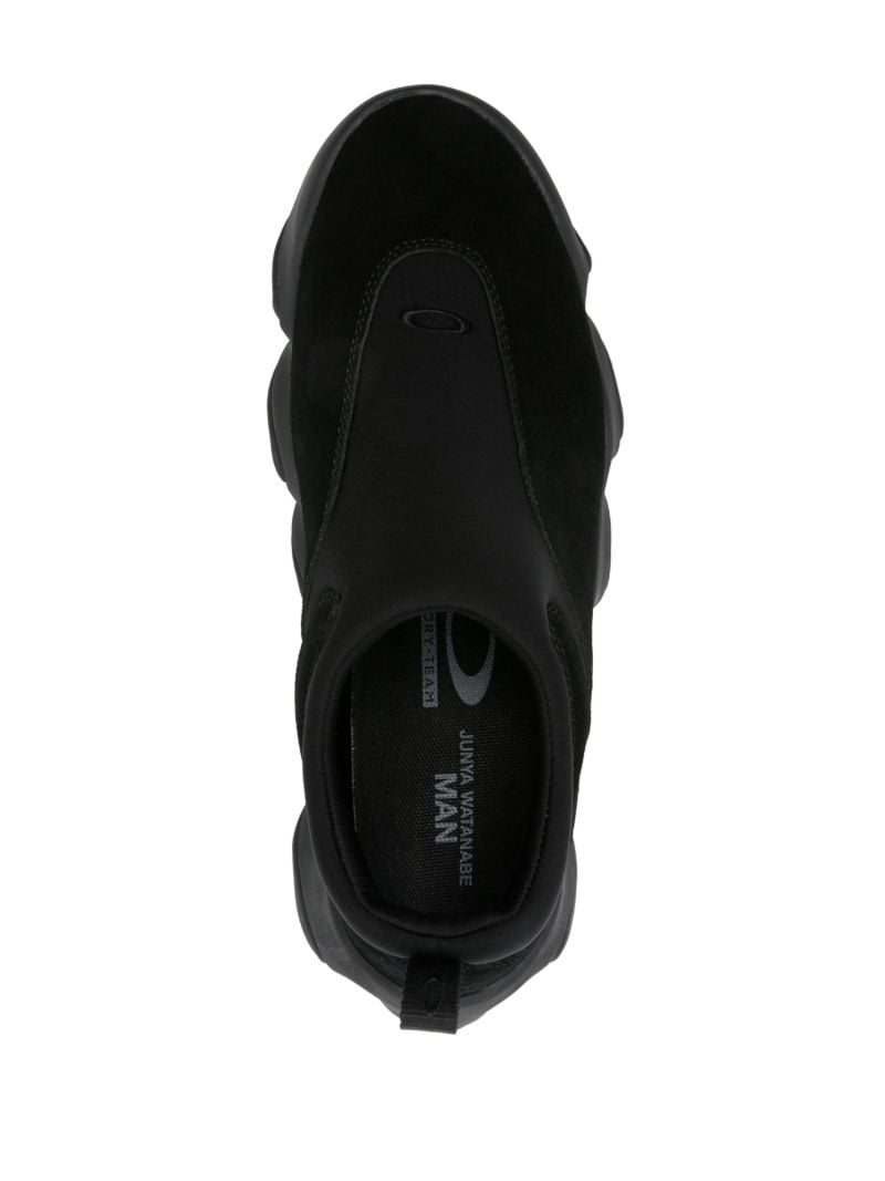X Oakley Factory Team Black Flesh Slip-on Sneakers