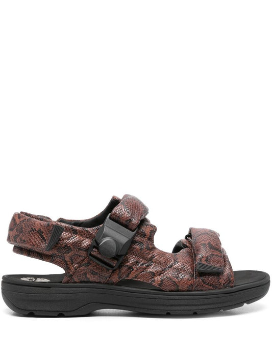 X Clarks Leather Sandals