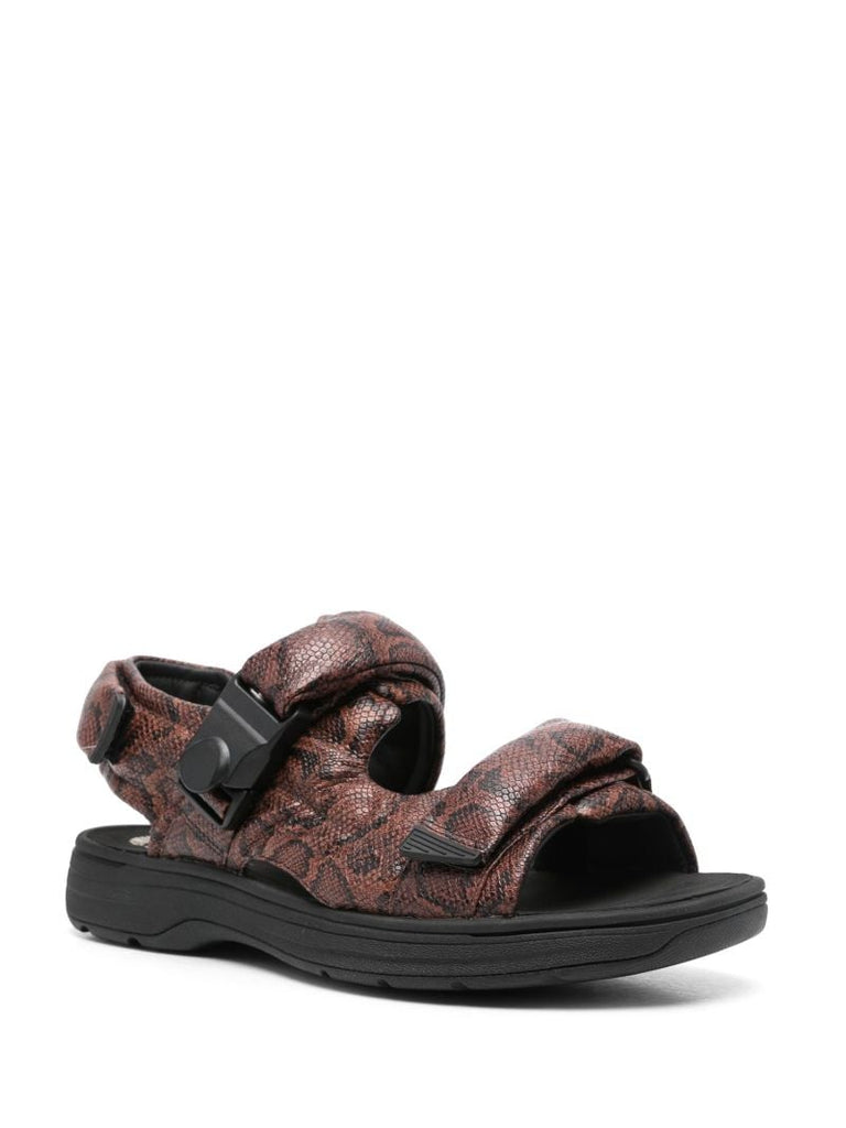 X Clarks Leather Sandals