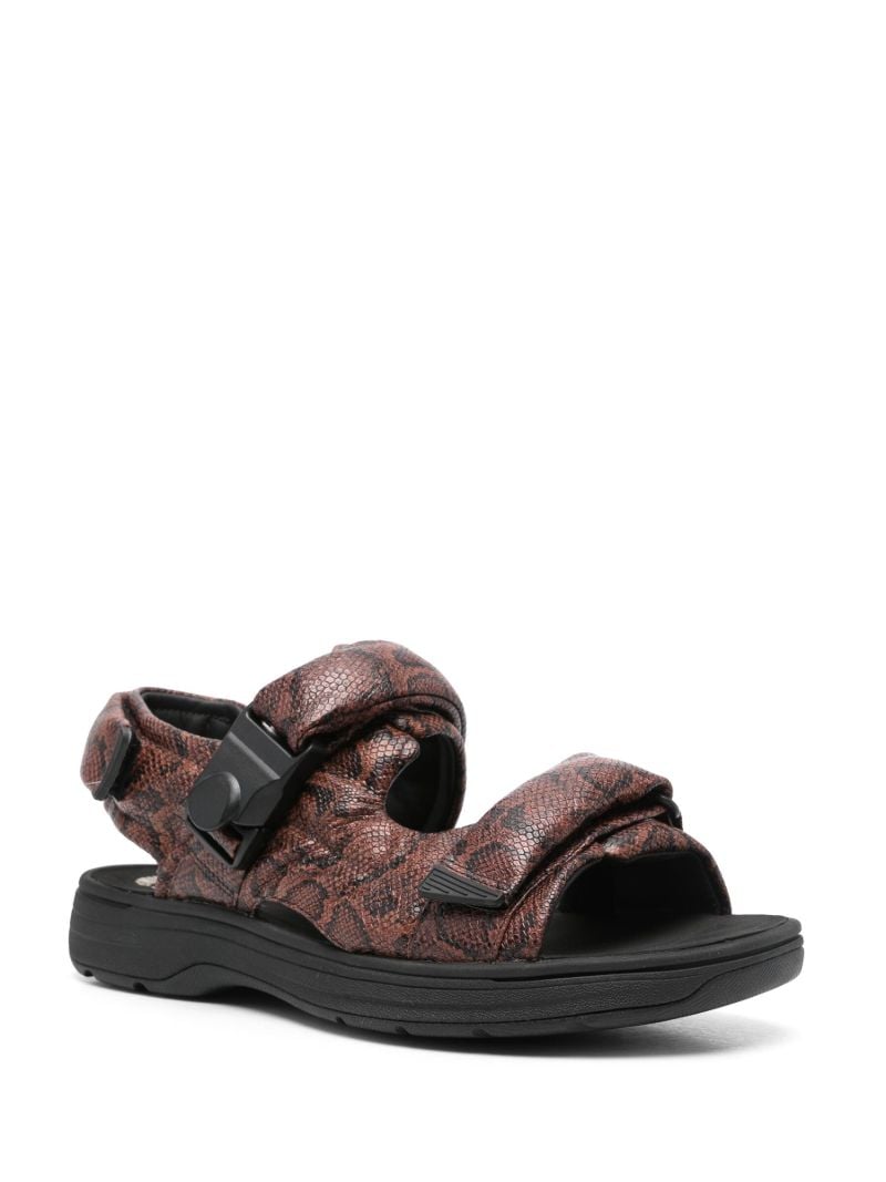 X Clarks Leather Sandals