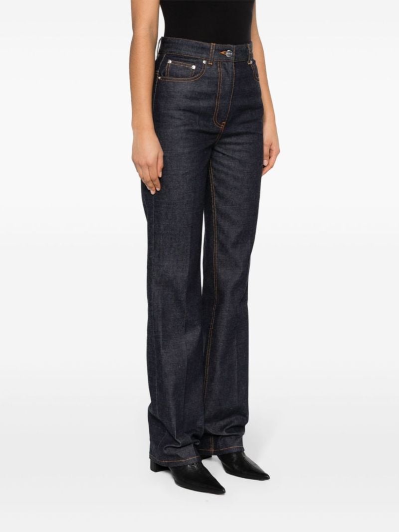 Blue Wide-leg Jeans