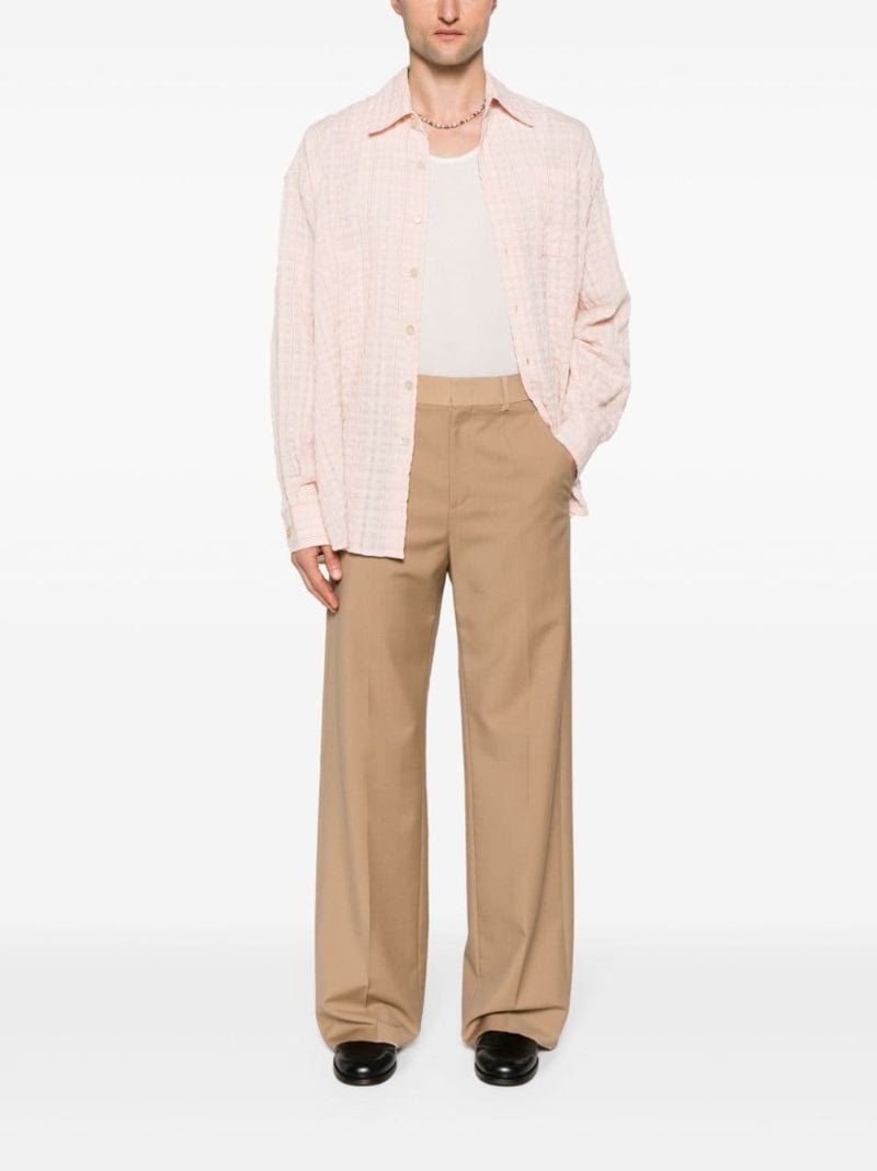Pink Borrowed Seersucker Shirt