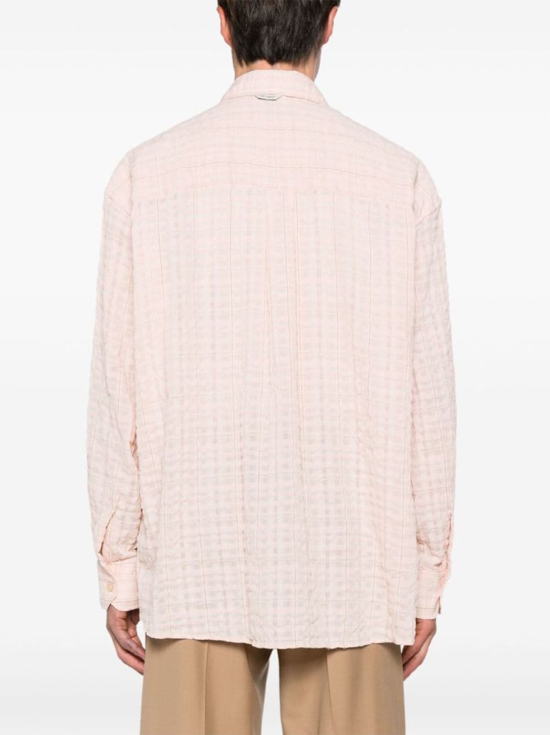 Pink Borrowed Seersucker Shirt