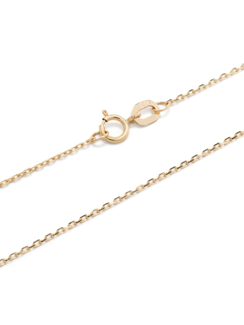 18k Yellow Gold Ayut Al Kursi Emerald and Diamond Necklace
