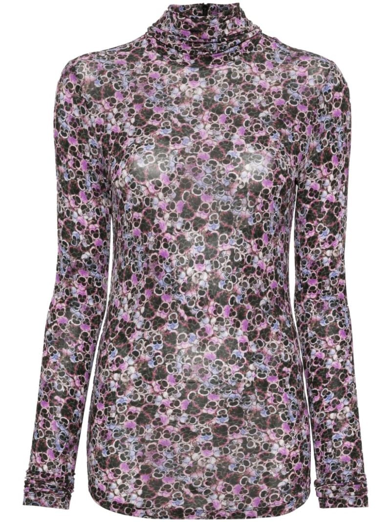 Multicolour Joyela Pansy Jersey Top