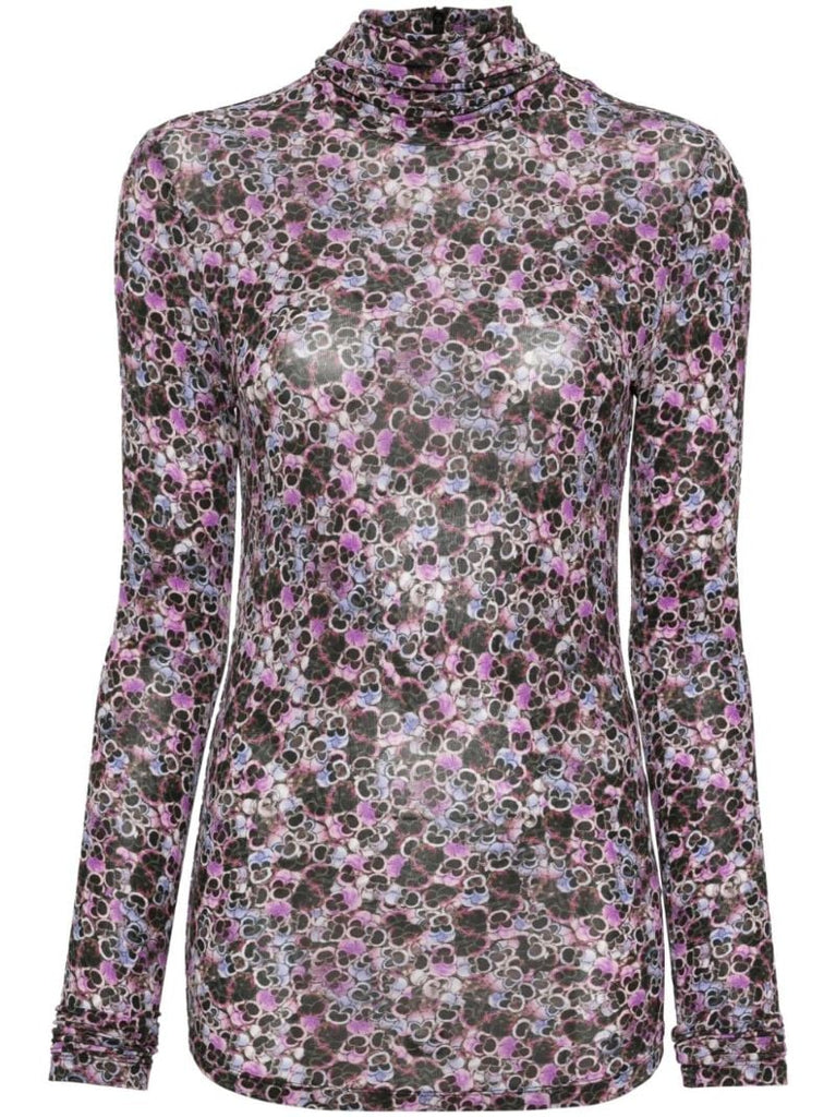 Multicolour Joyela Pansy Jersey Top