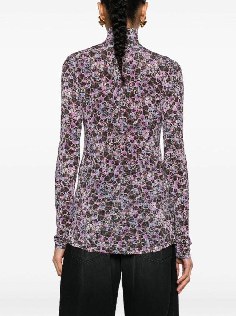 Multicolour Joyela Pansy Jersey Top