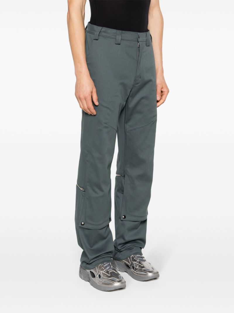 Grey Tonino Straight-leg Trousers