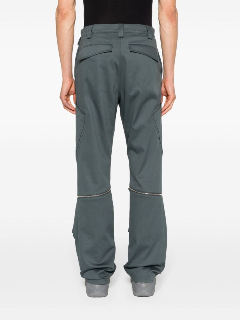 Grey Tonino Straight-leg Trousers