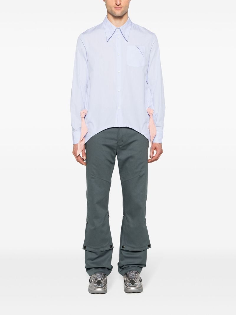 Grey Tonino Straight-leg Trousers