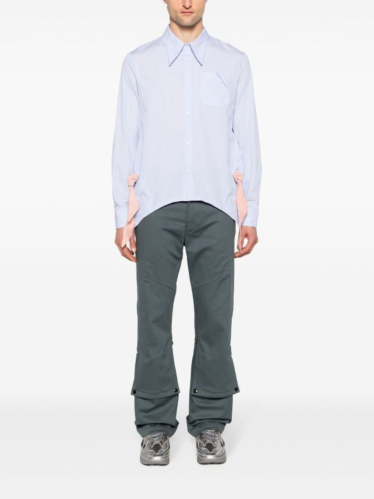 Grey Tonino Straight-leg Trousers