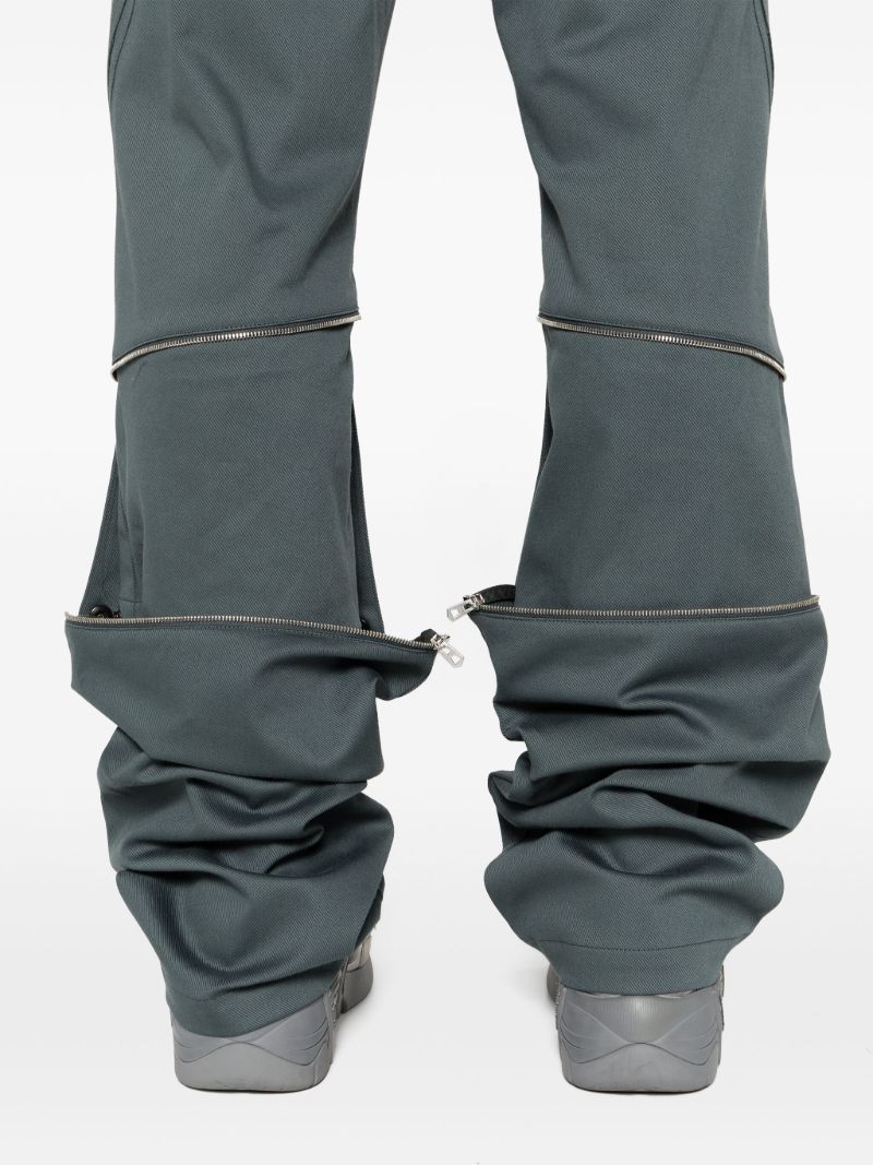 Grey Tonino Straight-leg Trousers