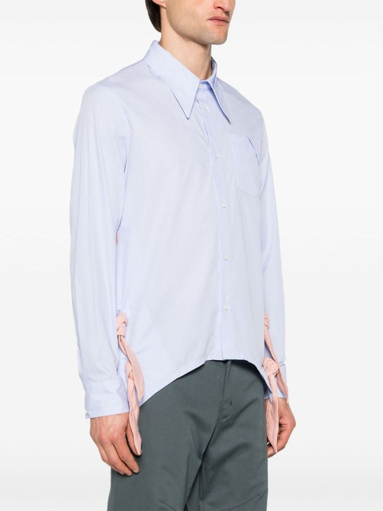 Blue Rino Twisted Striped Shirt