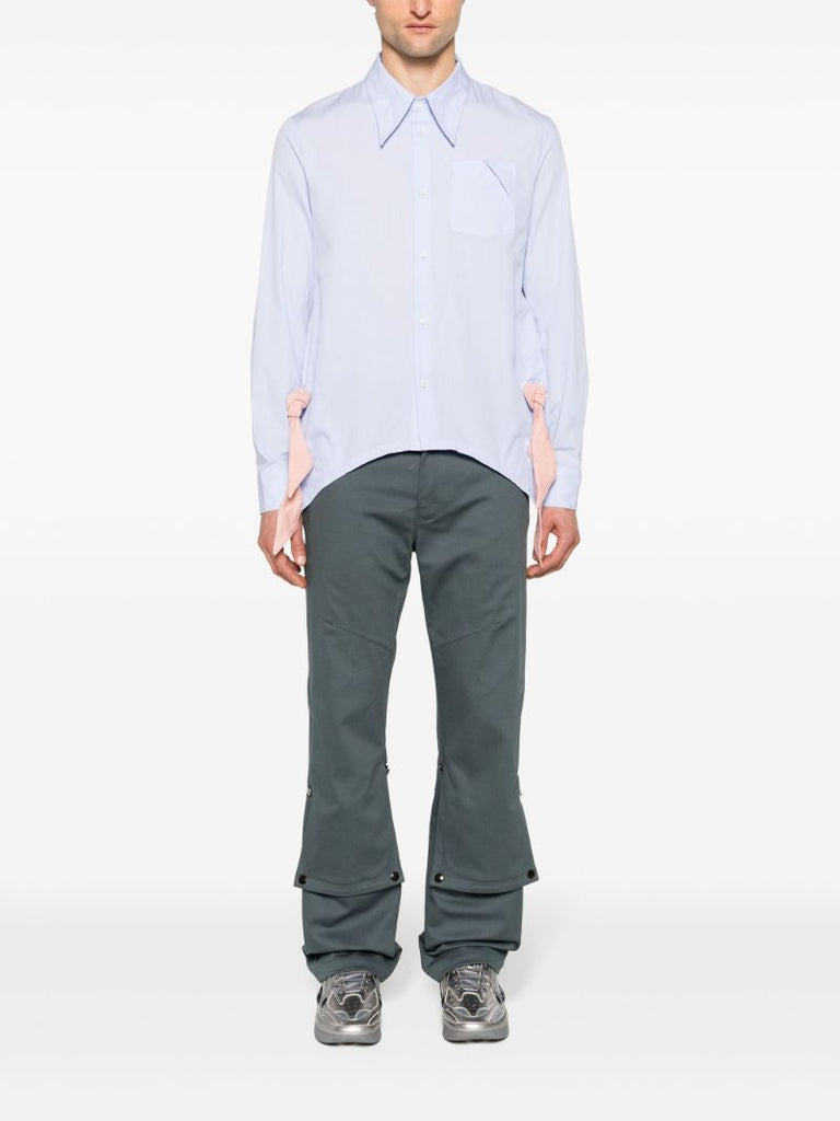 Blue Rino Twisted Striped Shirt