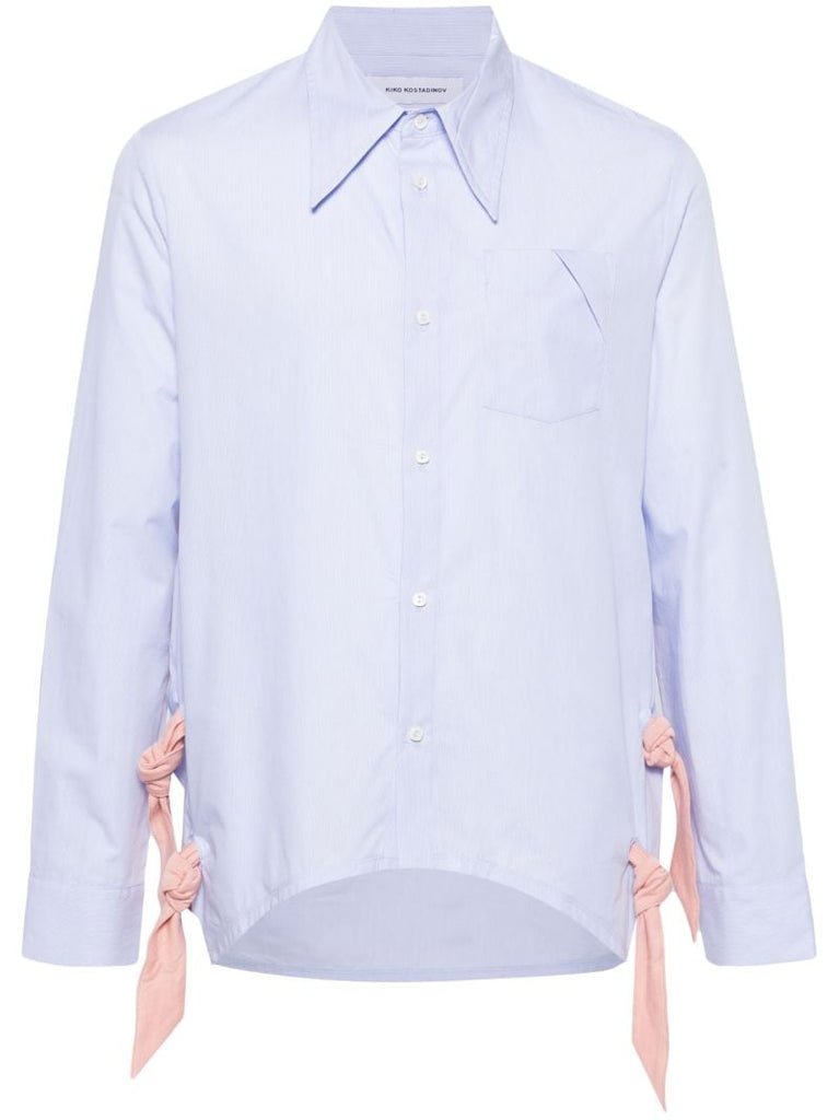 Blue Rino Twisted Striped Shirt