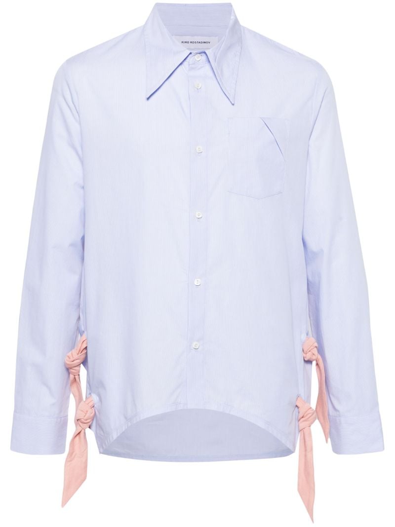 Blue Rino Twisted Striped Shirt