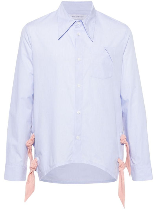 Blue Rino Twisted Striped Shirt