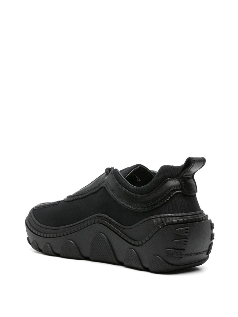 Black Tonkin Cotton Sneakers