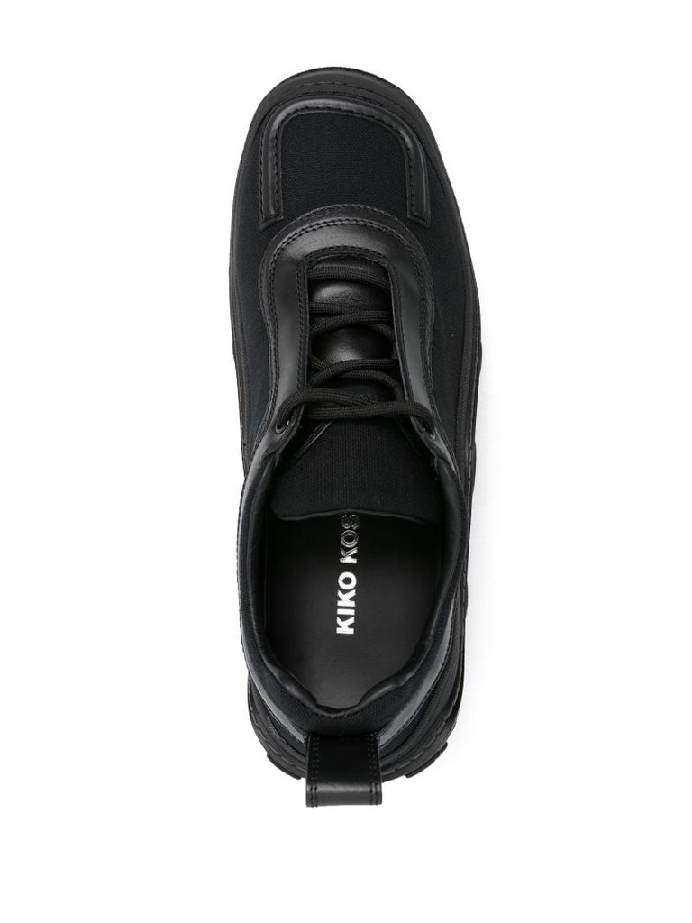 Black Tonkin Cotton Sneakers