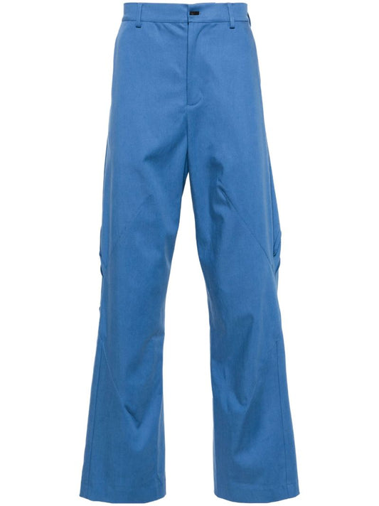 Blue Melsas Straight-leg Trousers