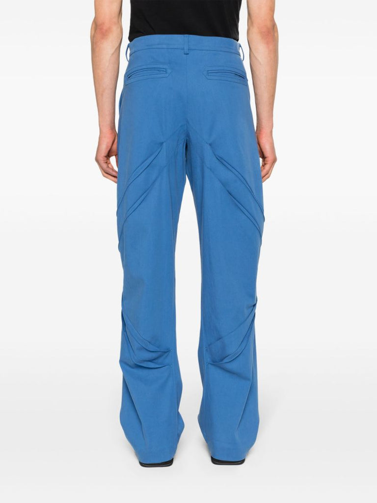 Blue Melsas Straight-leg Trousers